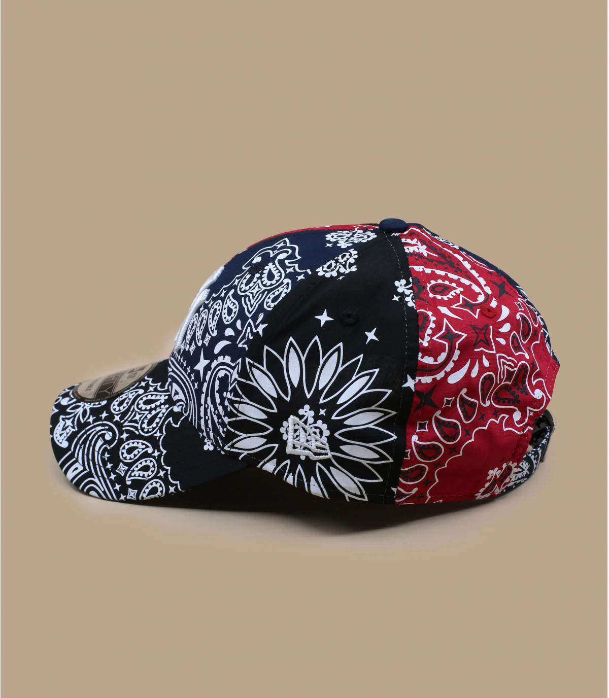 casquette NY bandana noir rouge